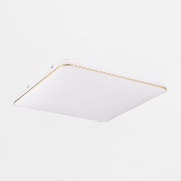 Zuma Line - Светодиодный потолочный светильник с регулированием яркости LED/48W/230V 53x53 см золотистый