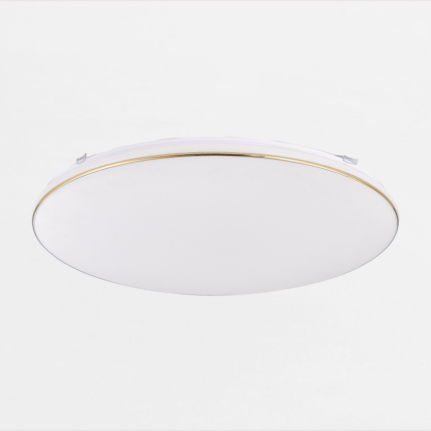 Zuma Line - Светодиодный потолочный светильник с регулированием яркости OMAR LED/48W/230V диаметр 53 см золотистый