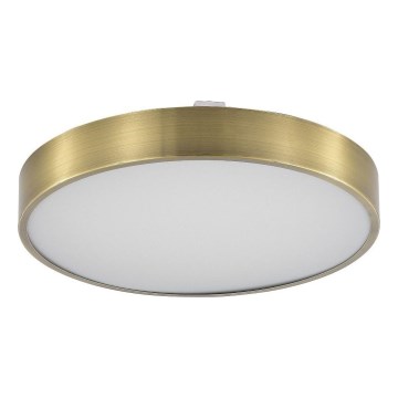 Zuma Line - Светодиодный регулируемый потолочный светильник для ванной LED/36W/230V 3000-6000K диаметр 40 см IP44 латунь + пульт дистанционного управления