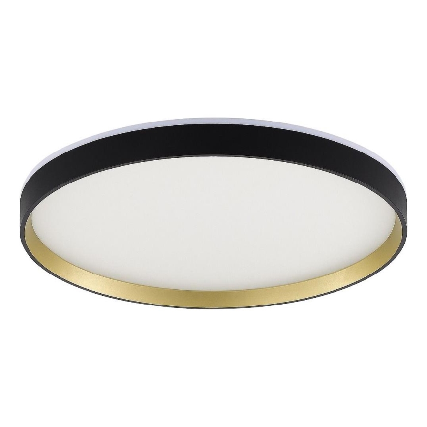 Zuma Line - Светодиодный RGBW потолочный светильник с диммером LED/32W/230V + LED/8W 3000-6000K черный/золотой + пульт дистанционного управления