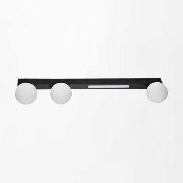 Zuma Line - Світильник настінний LED 3xG9/40W/230V + LED/6W чорний