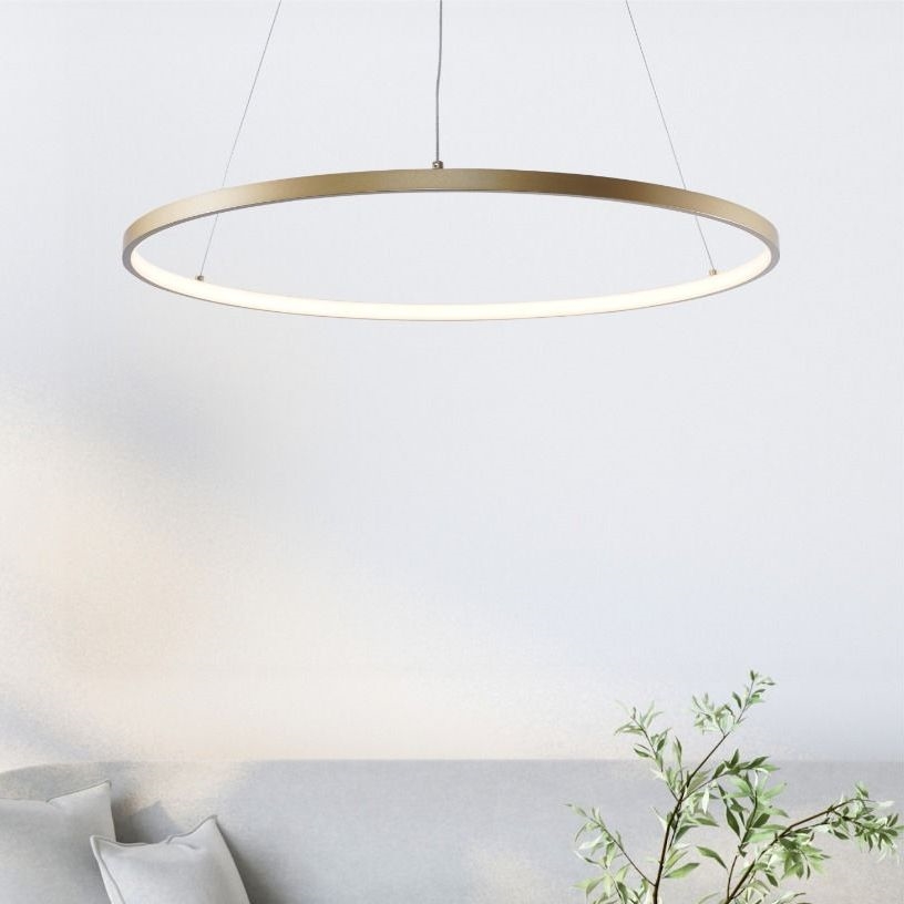 Zuma Line - Світлодіодна підвісна люстра LED/36W/230V 3000/4000/6000K діаметр 80 см золотий