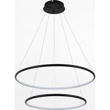 Zuma Line - Світлодіодна підвісна люстра LED/40W/230V чорний