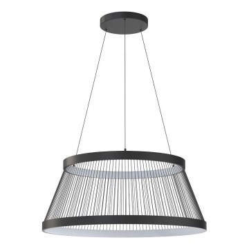 Zuma Line - Світлодіодна підвісна люстра з регулюванням яскравості LED/53W/230V 2700-6000K чорний + пульт дистанційного керування