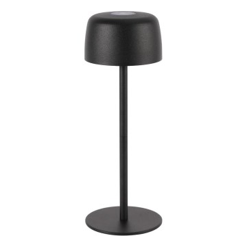 Zuma Line - Світлодіодна регульована настільна лампа з акумулятором LED/2W/1200 mAh IP44 чорна