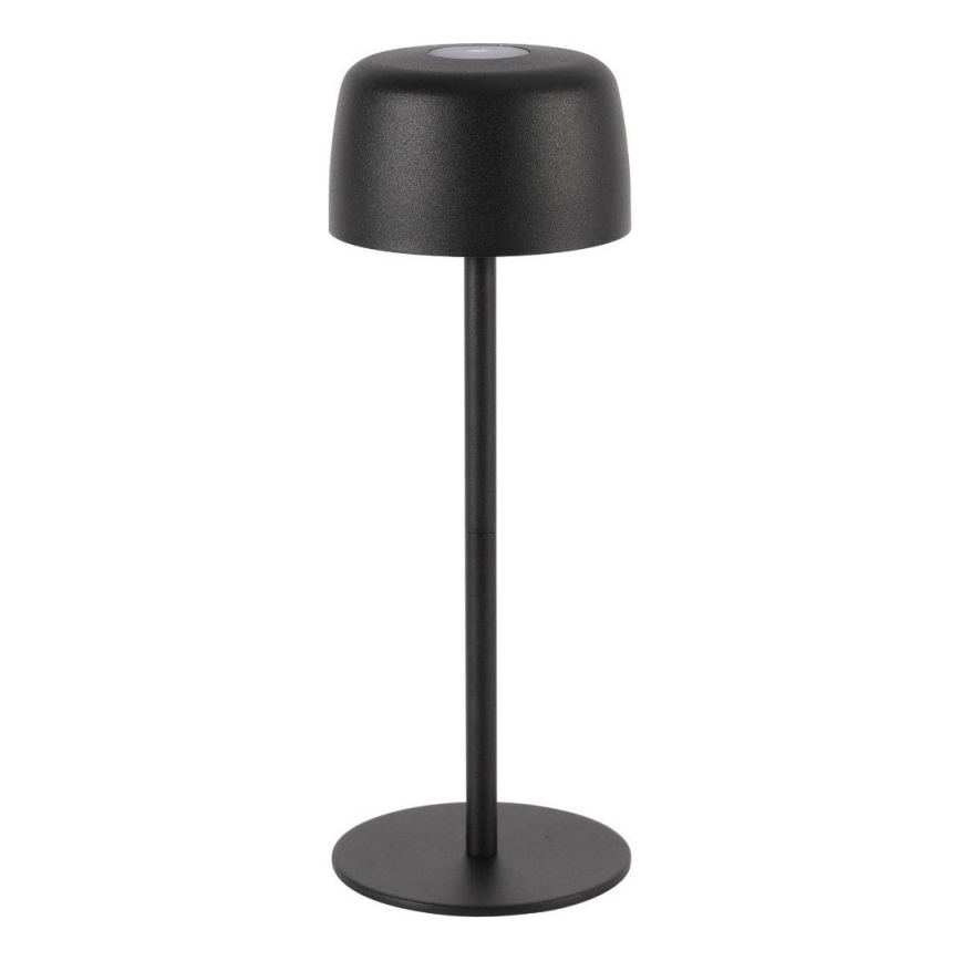Zuma Line - Світлодіодна регульована настільна лампа з акумулятором LED/2W/1200 mAh IP44 чорна