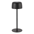 Zuma Line - Світлодіодна регульована настільна лампа з акумулятором LED/2W/1200 mAh IP44 чорна