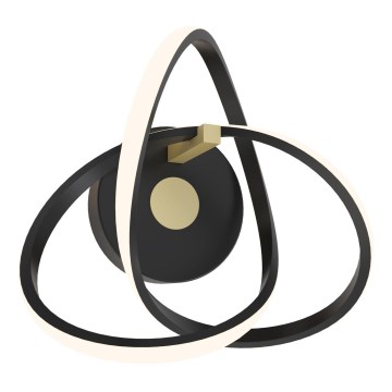 Zuma Line - Світлодіодний настінний світильник LED/14W/230V чорний/золотий