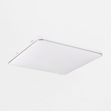Zuma Line - Світлодіодний стельовий світильник з регулюванням яскравості LED/48W/230V 53x53 см глянцевий хром