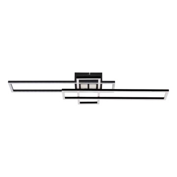 Zuma Line - Світлодіодний стельовий світильник з регулюванням яскравості LED/55W/230V 3000-6000K чорний + пульт дистанційного керування