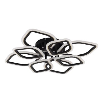 Zuma Line - Світлодіодний стельовий світильник з регулюванням яскравості LED/75W/230V 3000-6000K чорний + пульт дистанційного керування