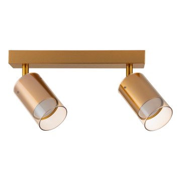 Zuma Line - Точковий світильник 2xGU10/50W/230V золотий
