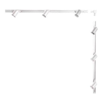 Zuma Line - Точковий світильник для трекової системи 6xGU10/10W/230V білий + трекові аксесуари
