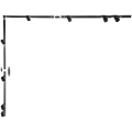 Zuma Line - Точечный светильник для трековой системы 8xGU10/10W/230V черная + аксессуары для рейки