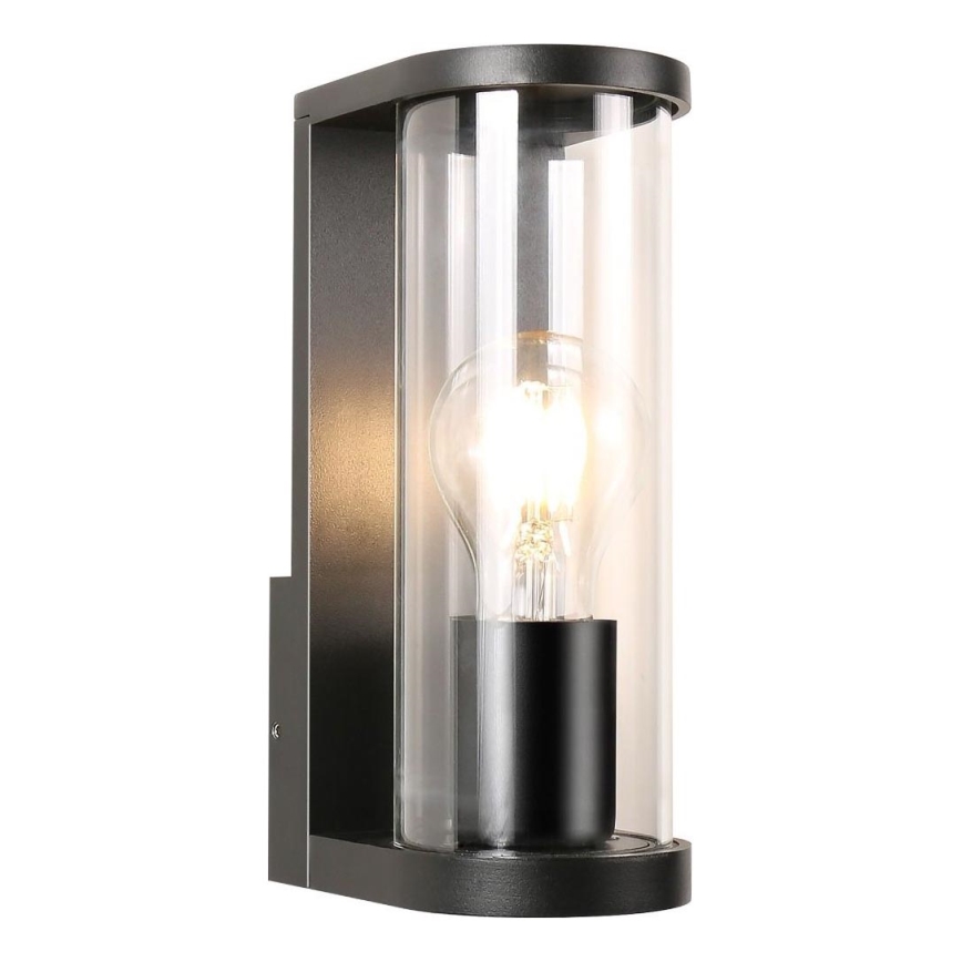 Zuma Line - Уличный настенный светильник 1xE27/60W/230V IP44 черный