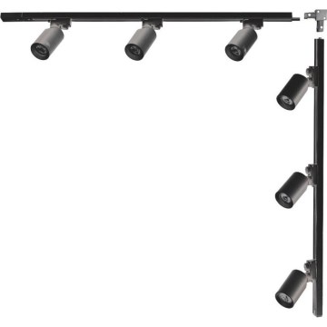 Zuma Line - Вбудоване світло в рейковій системі 6xGU10/35W/230V чорний
