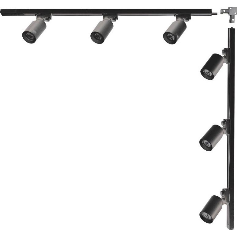 Zuma Line - Вбудоване світло в рейковій системі 6xGU10/35W/230V чорний