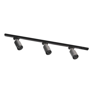 Zuma Line - Встраиваемый светильник в рейковую систему 3xGU10/35W/230V черный