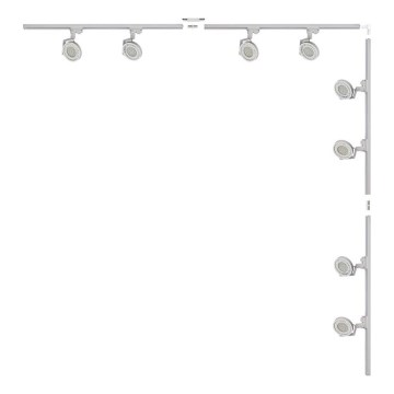 Zuma Line - Встраиваемый светильник в шинном системе 8xGU10/15W/230V белый