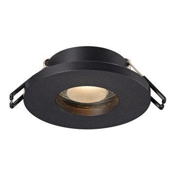 Zuma Line - Встроенный светильник для ванной комнаты 1xGU10/50W/230V IP54 черный