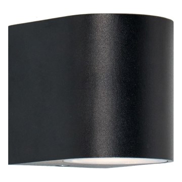 Zuma Line - Вуличний настінний світильник 1xGU10/35W/230V IP44 чорний