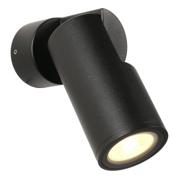 Zuma Line - Вуличний настінний світильник 1xGU10/35W/230V IP65 чорний