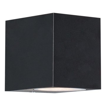 Zuma Line - Вуличний настінний світильник 1xGU10/35W/230V IP44 чорний