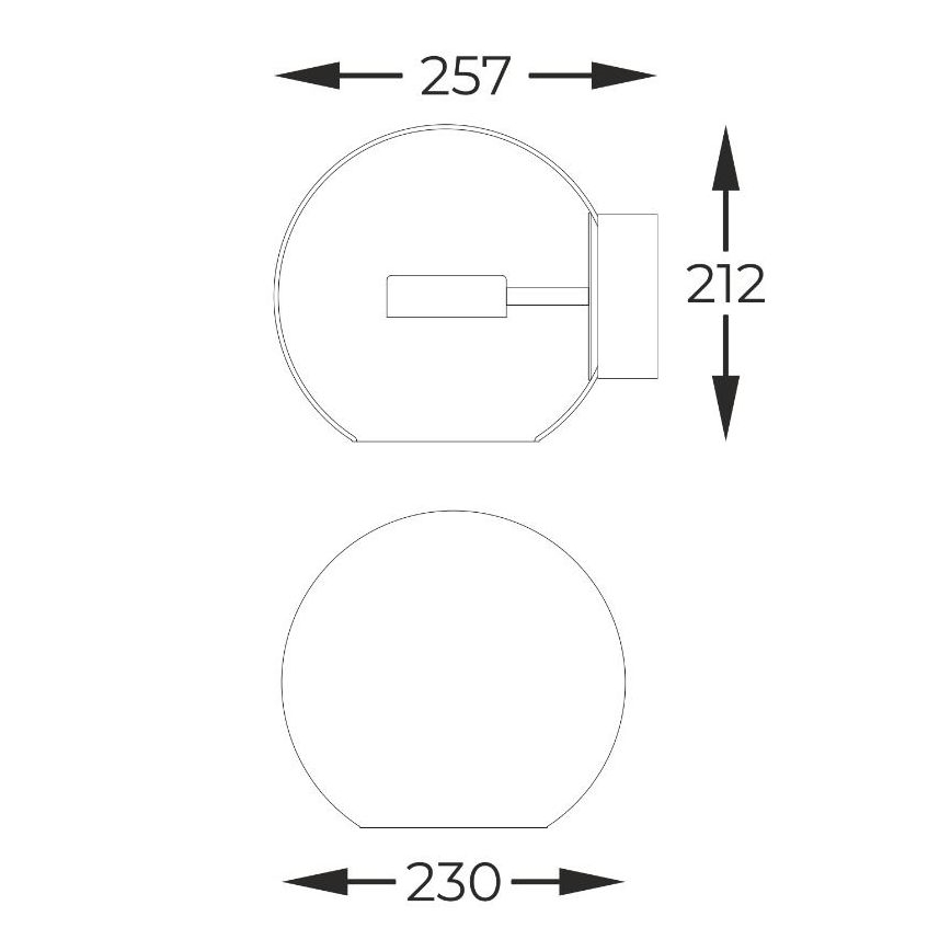 Zuma Line - Світлодіодний настінний світильник LED/5W/230V золотий