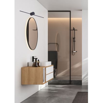 Zuma Line - Светодиодная подсветка для зеркала в ванной комнате LED/6W/230V 40 см IP44 черный