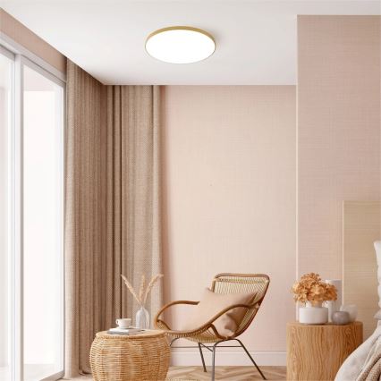 Zuma Line - потолочный светильник LED, 32 Вт, 230 В, Ø 37 см, золотой
