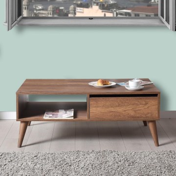 Журнальний столик 42x110 см коричневий