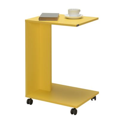 Журнальний столик 65x35 см жовтий