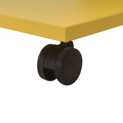 Журнальний столик 65x35 см жовтий