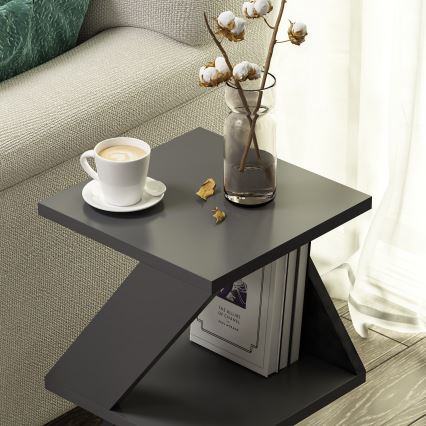 Журнальний столик ALBENI 50x30 см антрацит