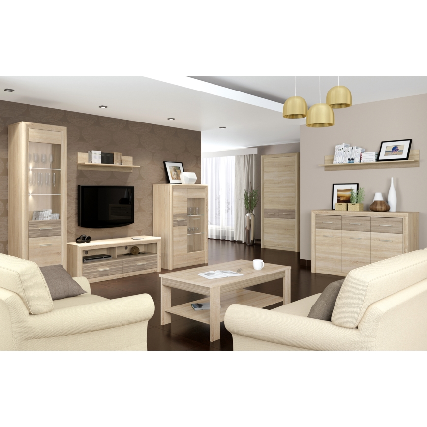 Журнальний столик ARNIKA 57x103 см коричневий