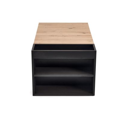 Журнальний столик BELA 100x42 см дуб artisan/антрацит