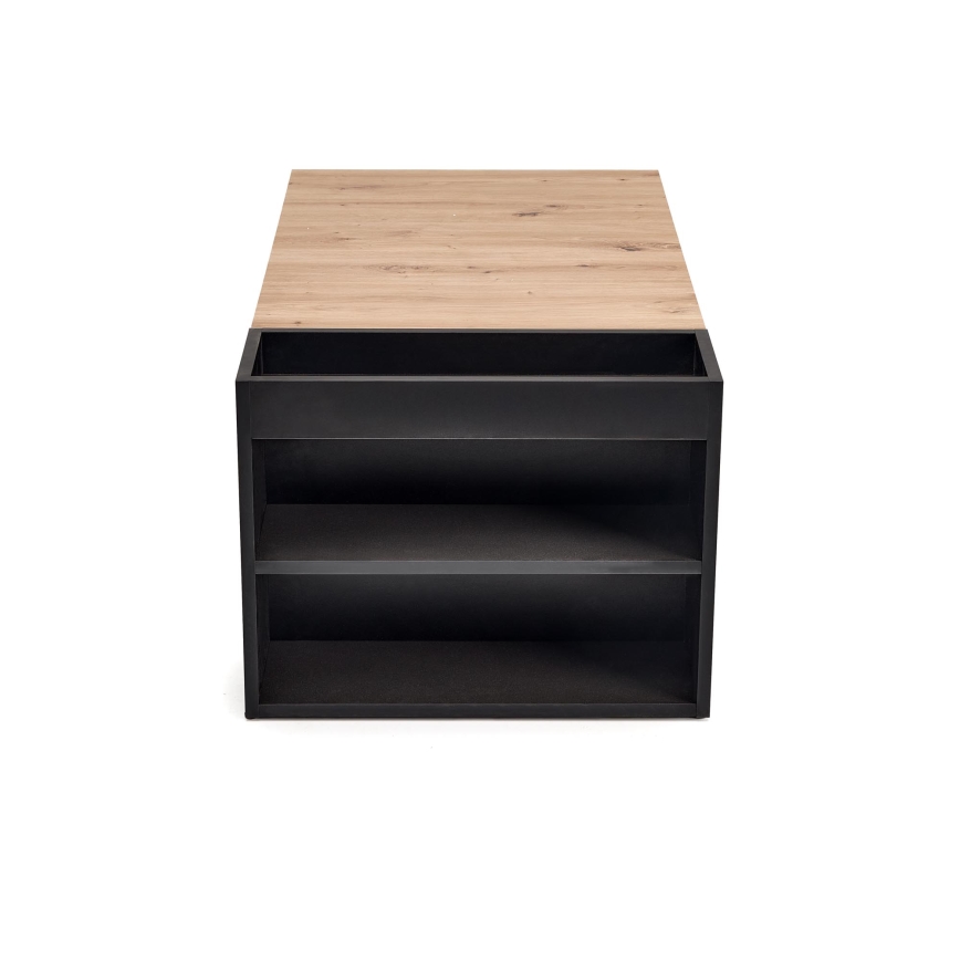 Журнальний столик BELA 100x42 см дуб artisan/антрацит
