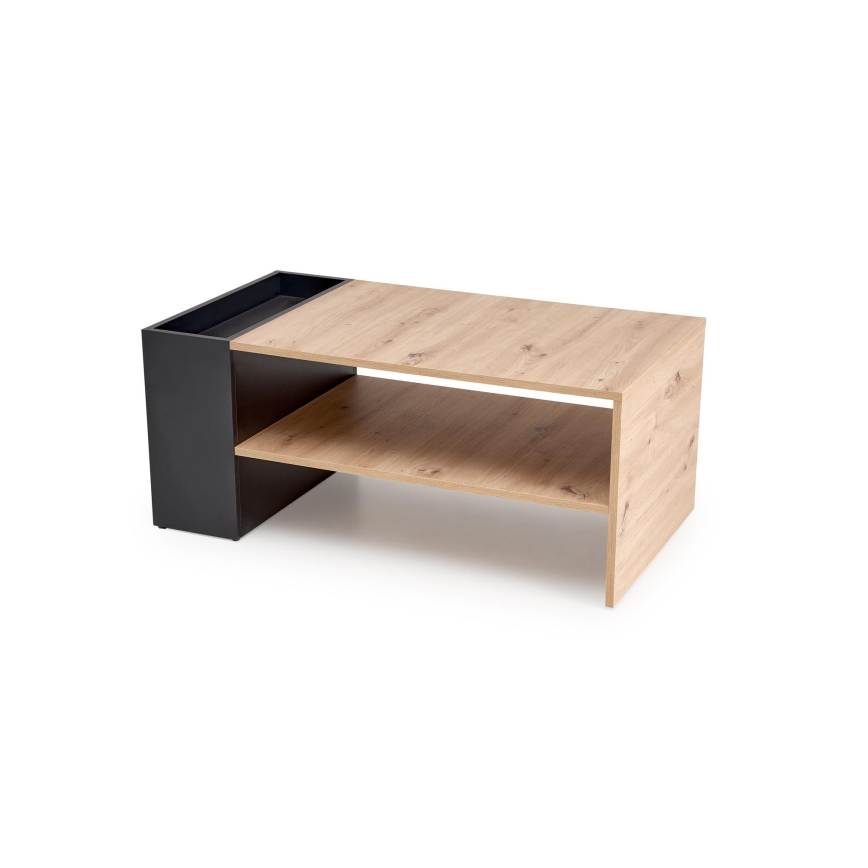 Журнальний столик BELA 100x42 см дуб artisan/антрацит