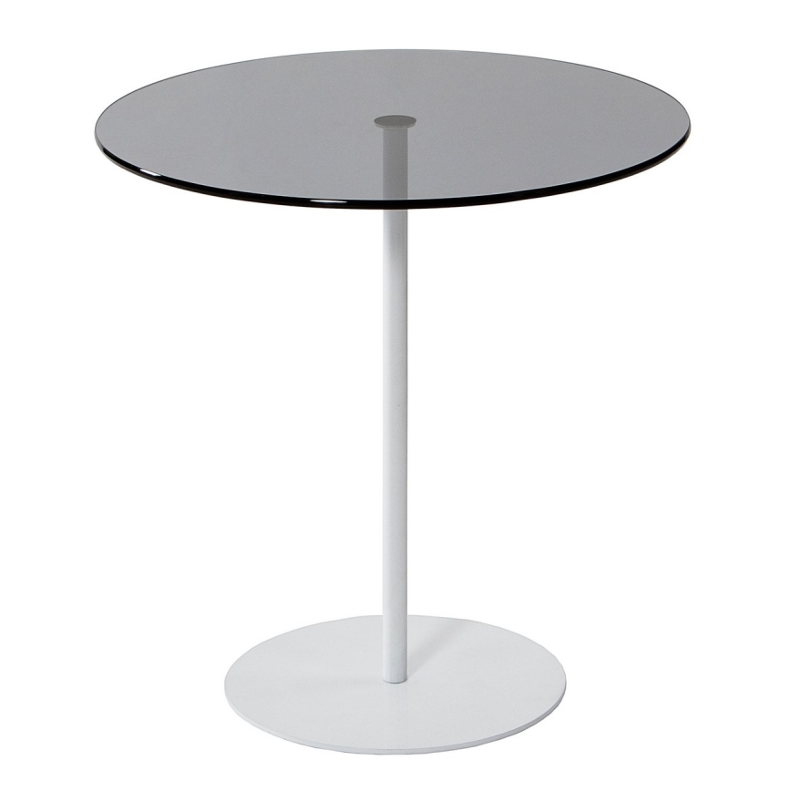 Журнальний столик CHILL 50x50 см білий/чорний