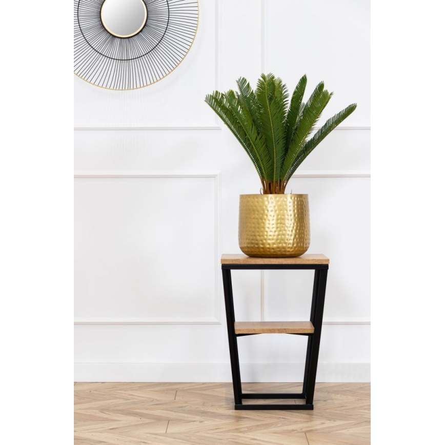 Журнальний столик EXPAND 57x40 см чорний/коричневий