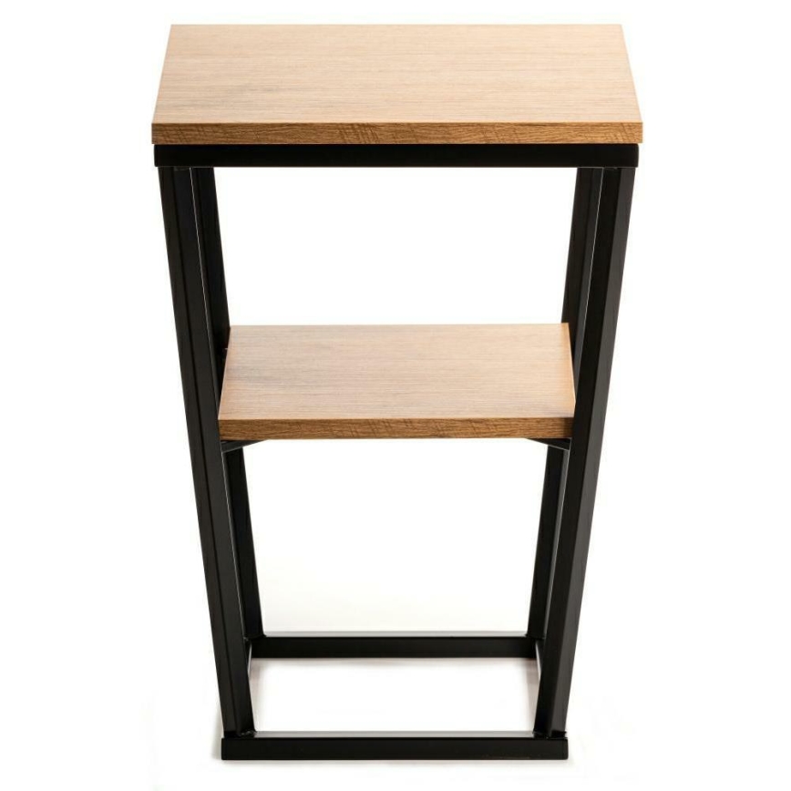 Журнальний столик EXPAND 57x40 см чорний/коричневий