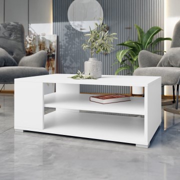 Журнальний столик GIMREN 40x100 см білий