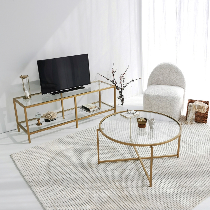 Журнальний столик GOLD SUN 40x83 см золотий