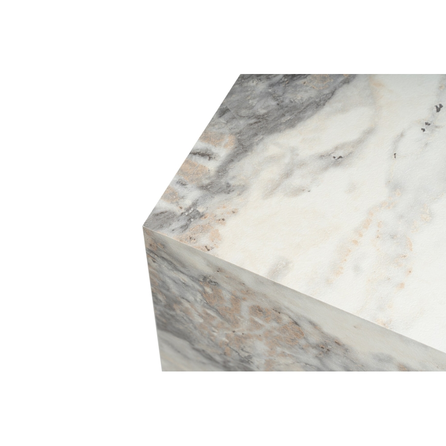 Журнальний столик KUP 50x45 см мармуровий декор