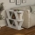 Журнальний столик LAZENA 57x60 см білий