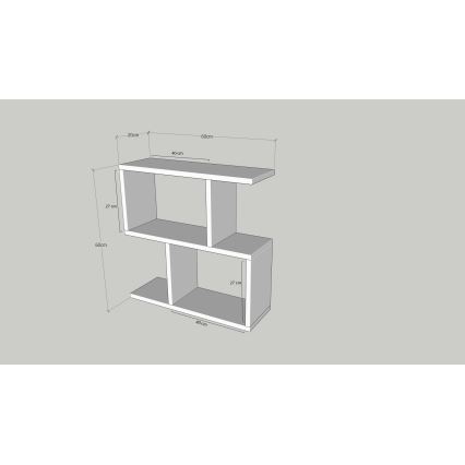 Журнальний столик LIFE 60x60 см білий