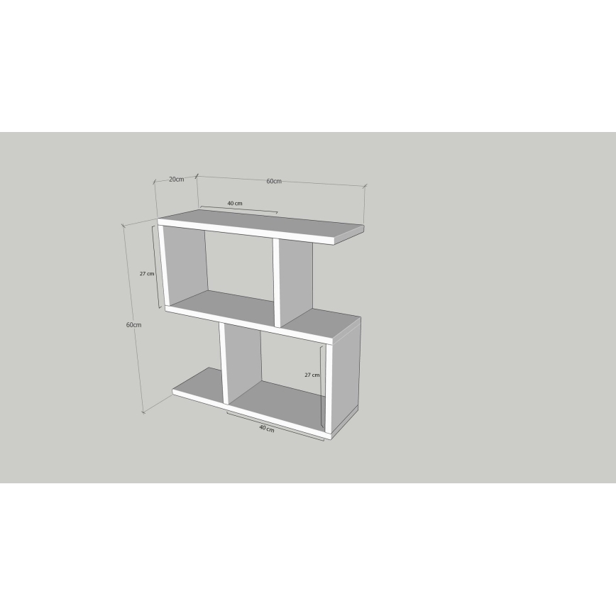Журнальний столик LIFE 60x60 см білий