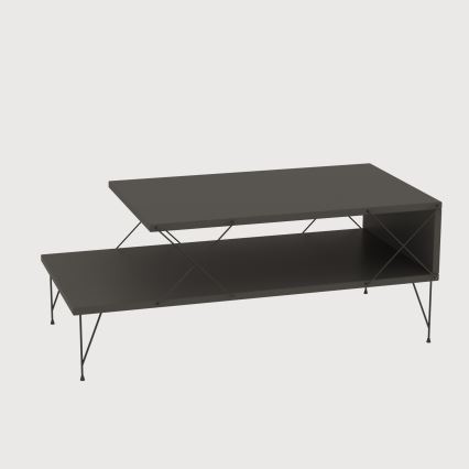 Журнальний столик LOIRE 40x100 см антрацит