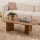 Журнальний столик OVAL 60x120 см коричневий