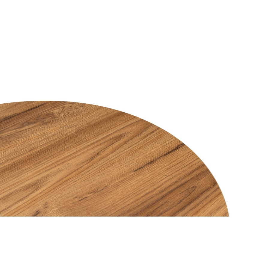 Журнальний столик OVAL 60x120 см коричневий